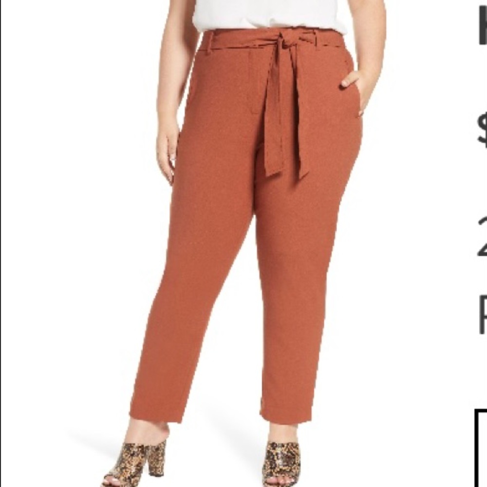 Halogen Tie Waist Twill Pants